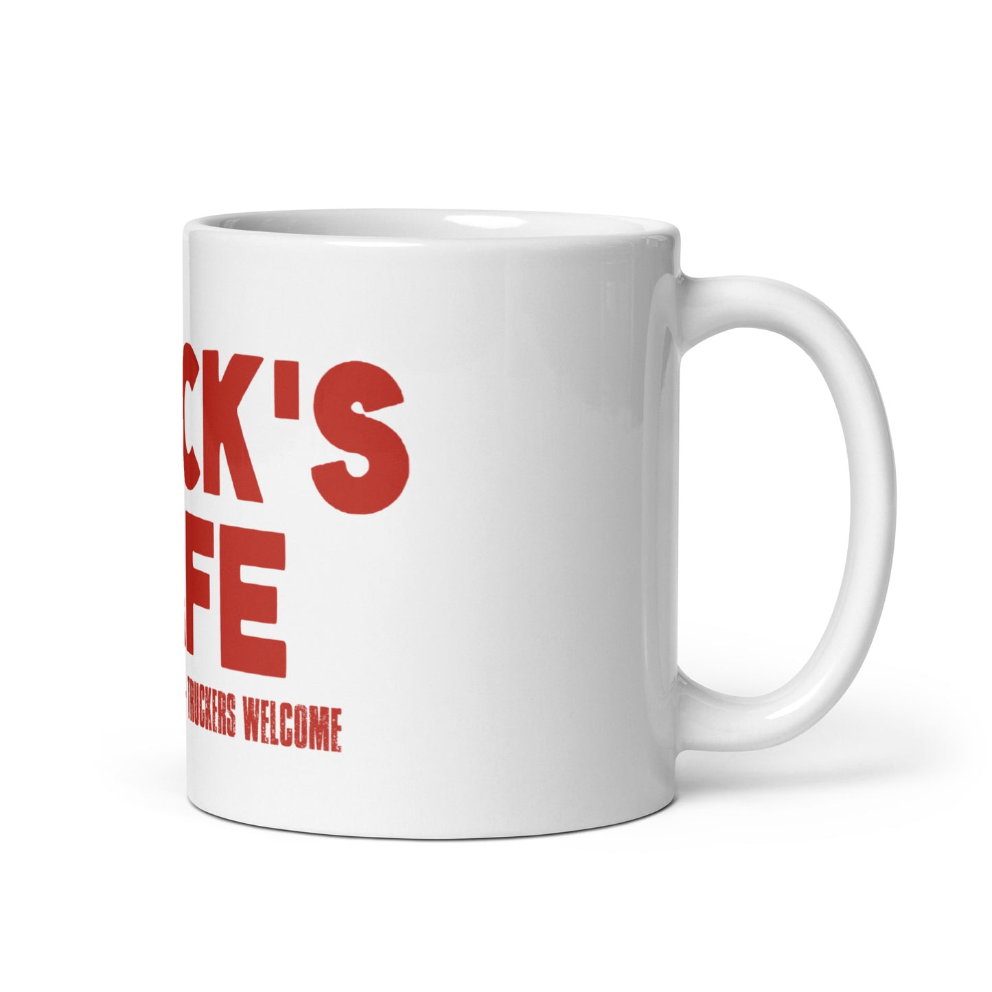 Chuck's Cafe - White Coffee Mug