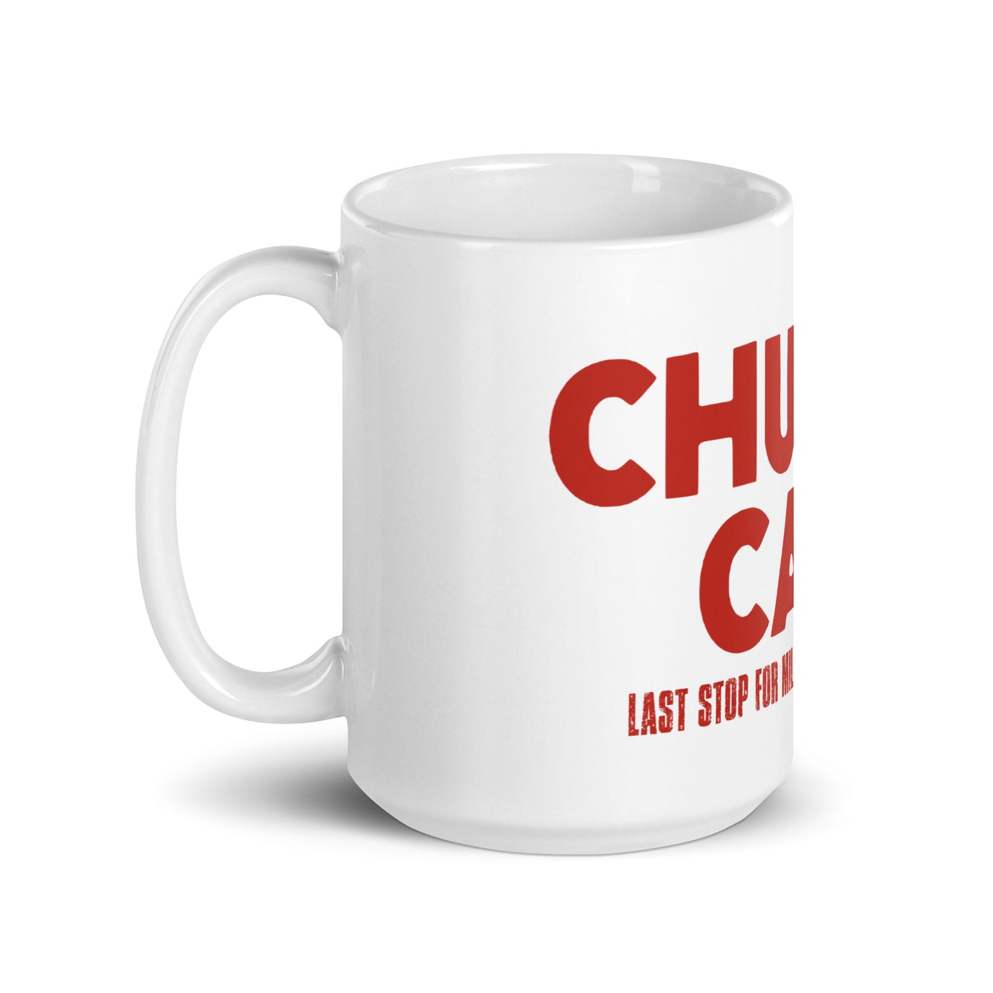 Chuck's Cafe - White Coffee Mug