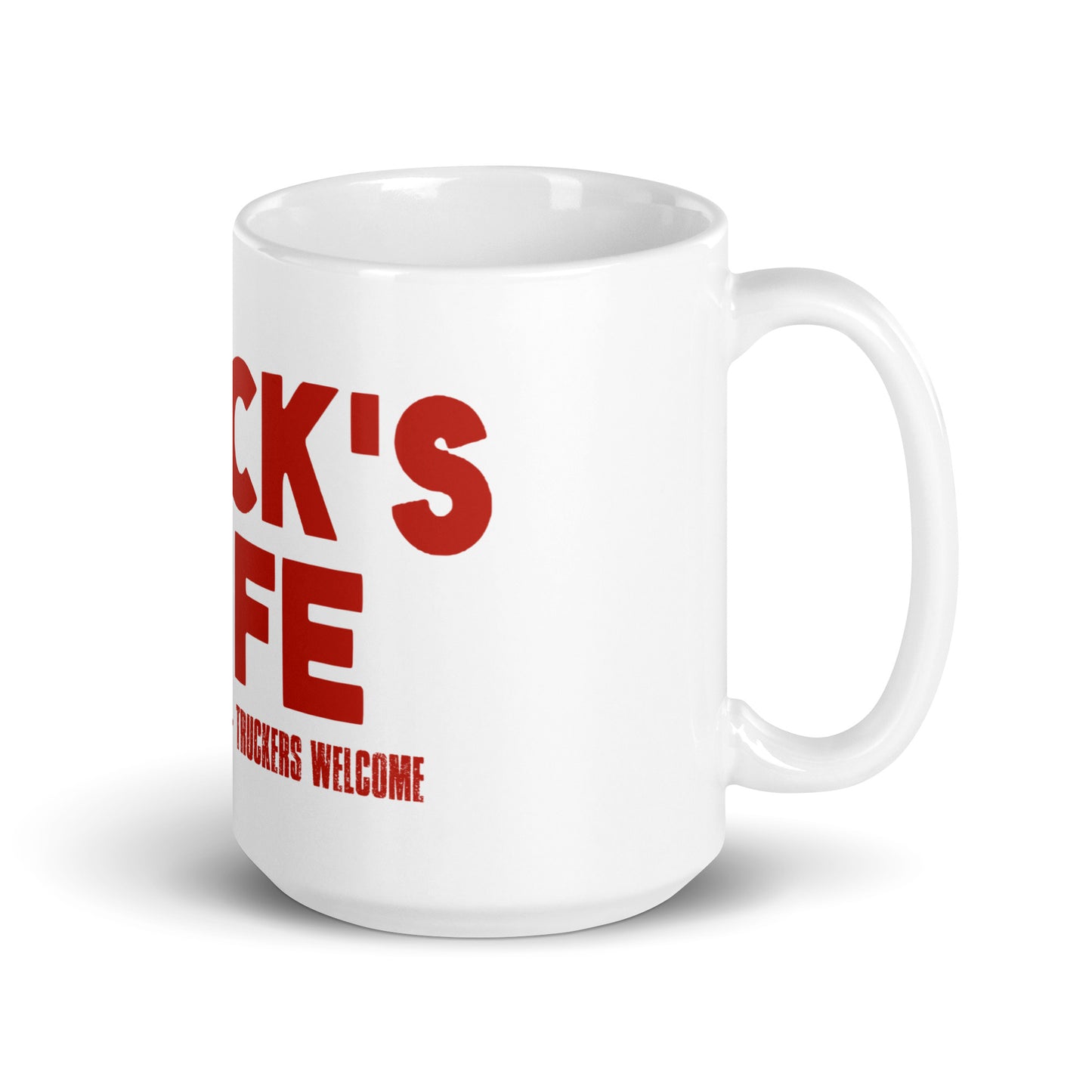 Chuck's Cafe - White Coffee Mug